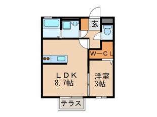 ネオステ－ジの物件間取画像